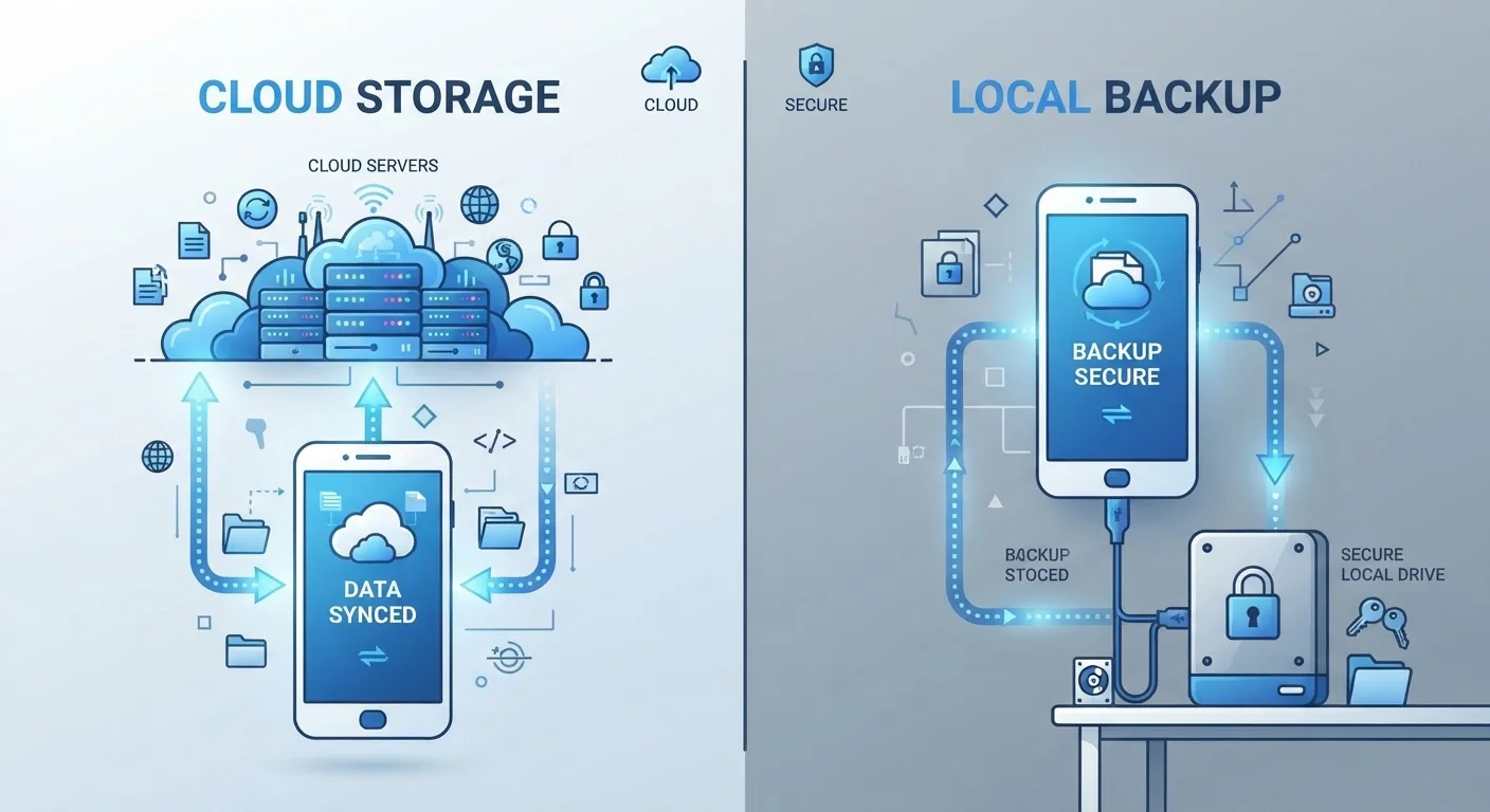 Cloud Sync vs. Local Storage: How Apps Handle Your Data