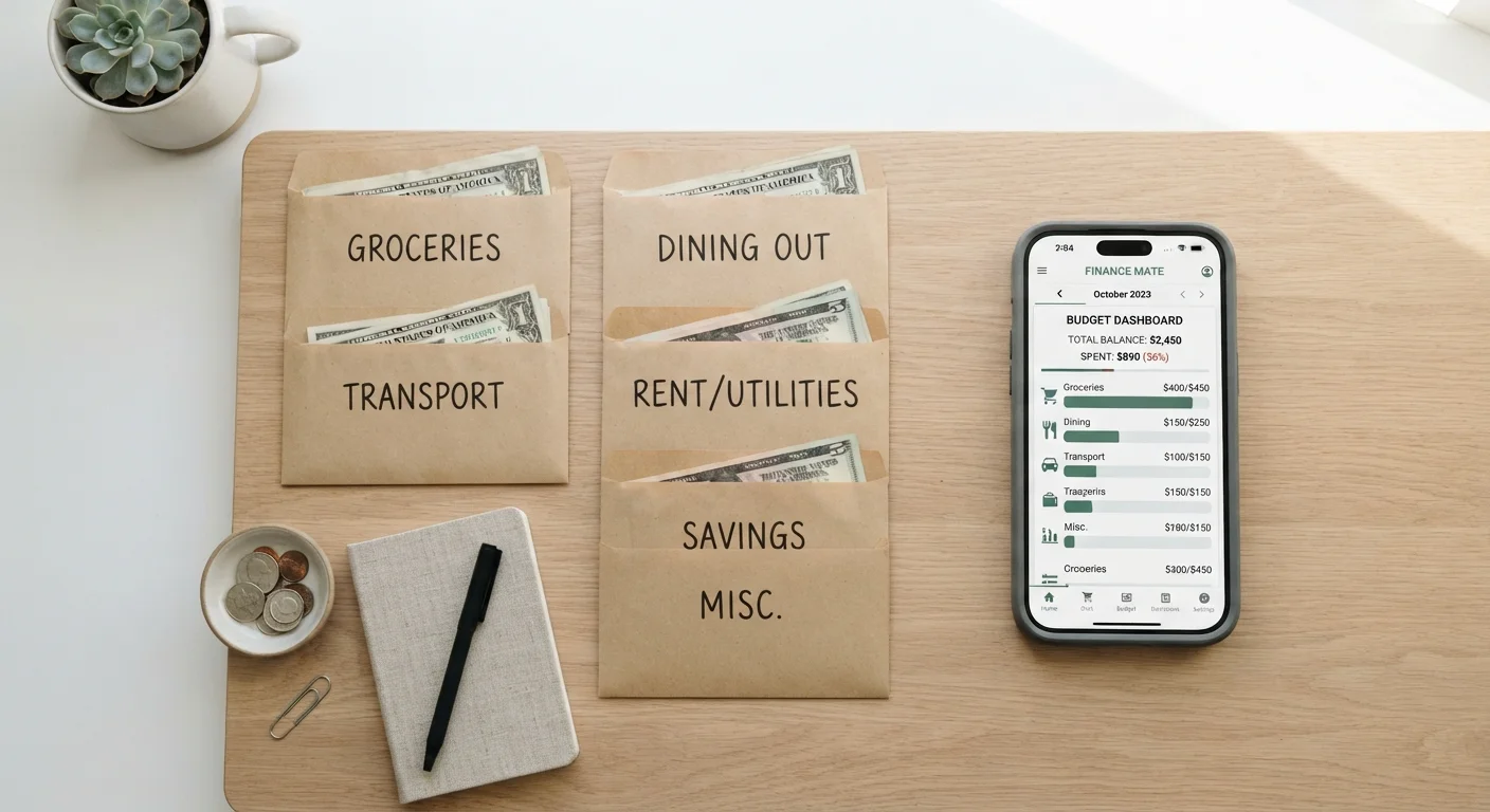 Envelope Budgeting vs. Digital Spending Trackers