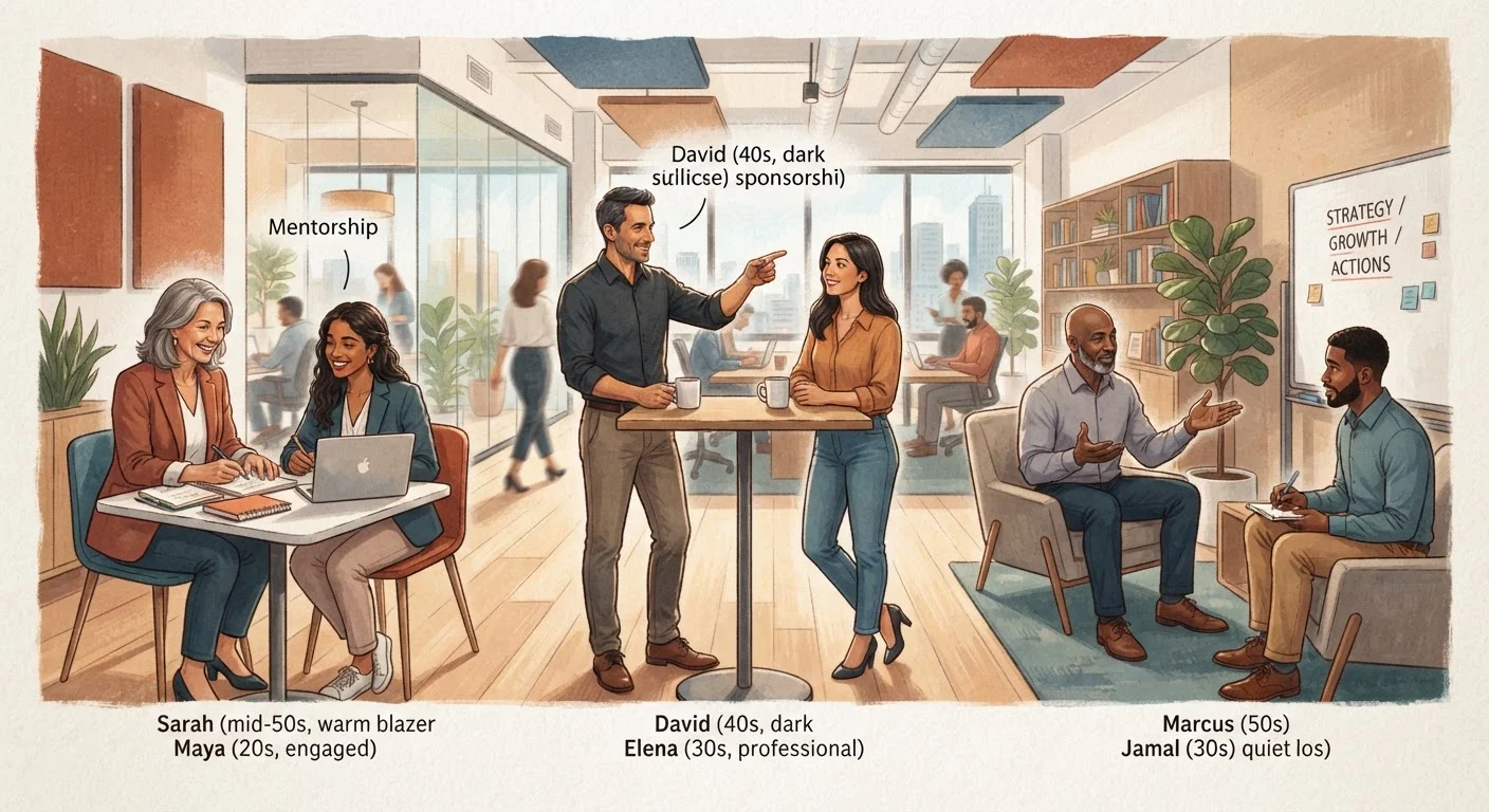 Mentorship, Sponsorship, and Coaching: What Each Relationship Actually Offers