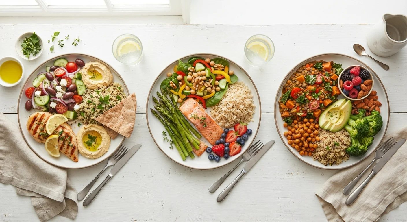 Popular Diet Patterns Compared: Mediterranean, DASH, and Plant-Based