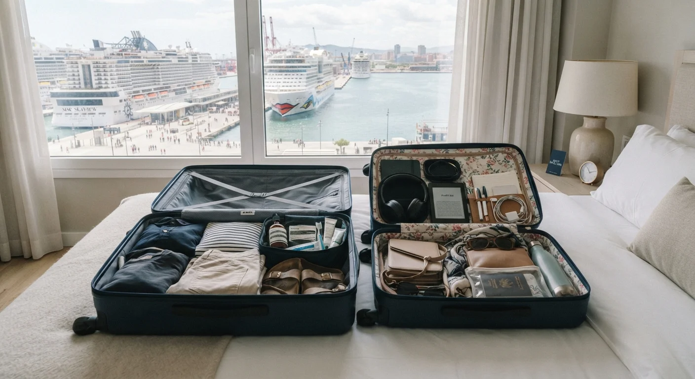 Pre-Cruise Packing: What Belongs in Your Carry-On vs. Checked Luggage