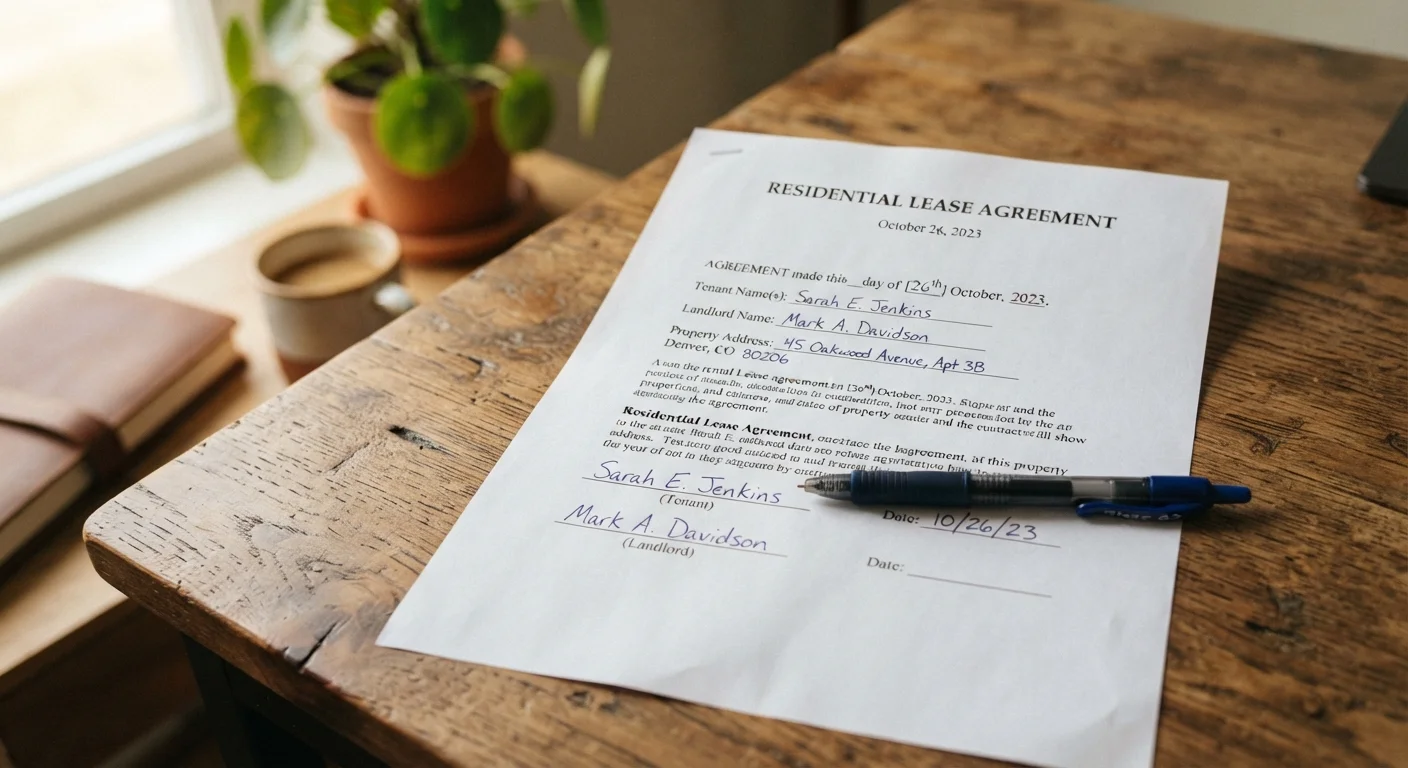 What a Lease Agreement Actually Says — and Why It Matters