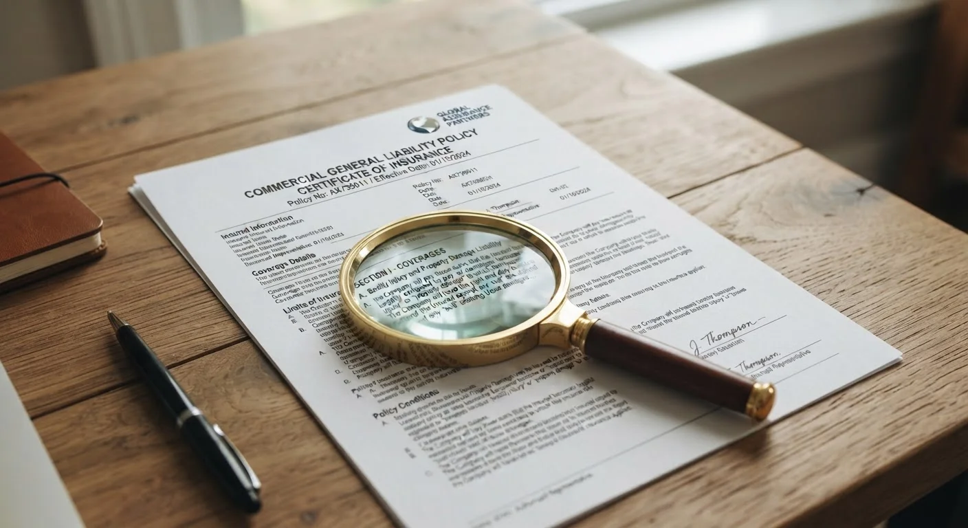 What an Insurance Policy Actually Covers — and What It Doesn't